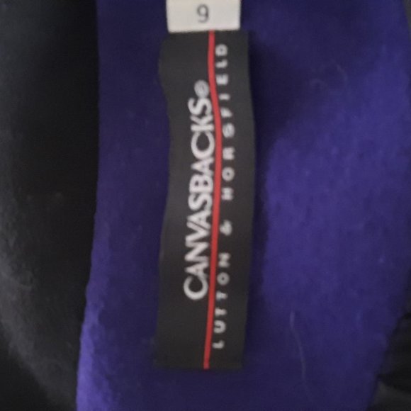 Rich Purple wool jacekt with detail patchwork - Picture 3 of 3